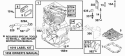 Cylinder Group Diagram and Parts List for 133202-0124-02  Briggs and Stratton Engine